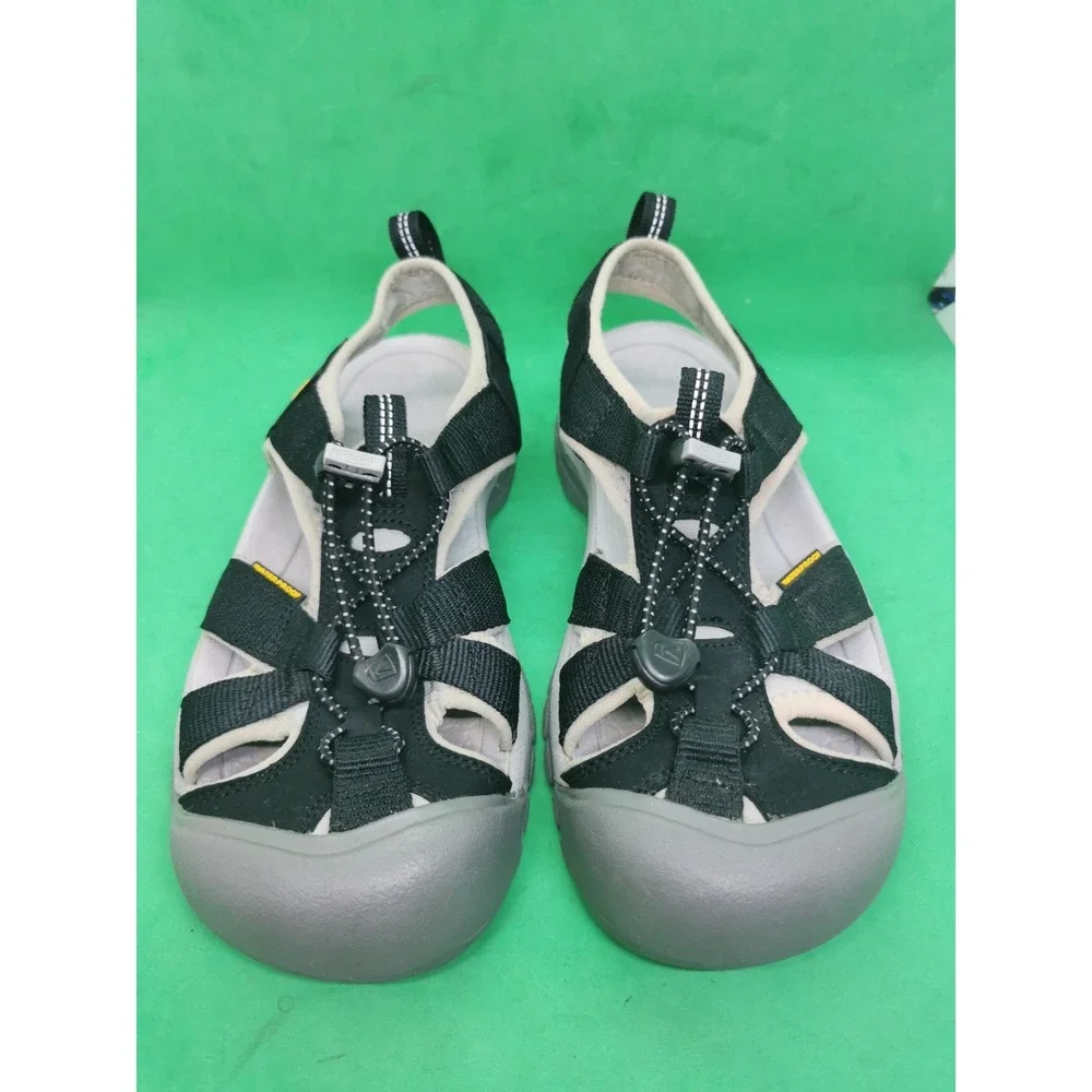 Keen Venice H2 Sandals Womens Size 7.5 Black/Gray Waterproof Closed Toe Outdoor